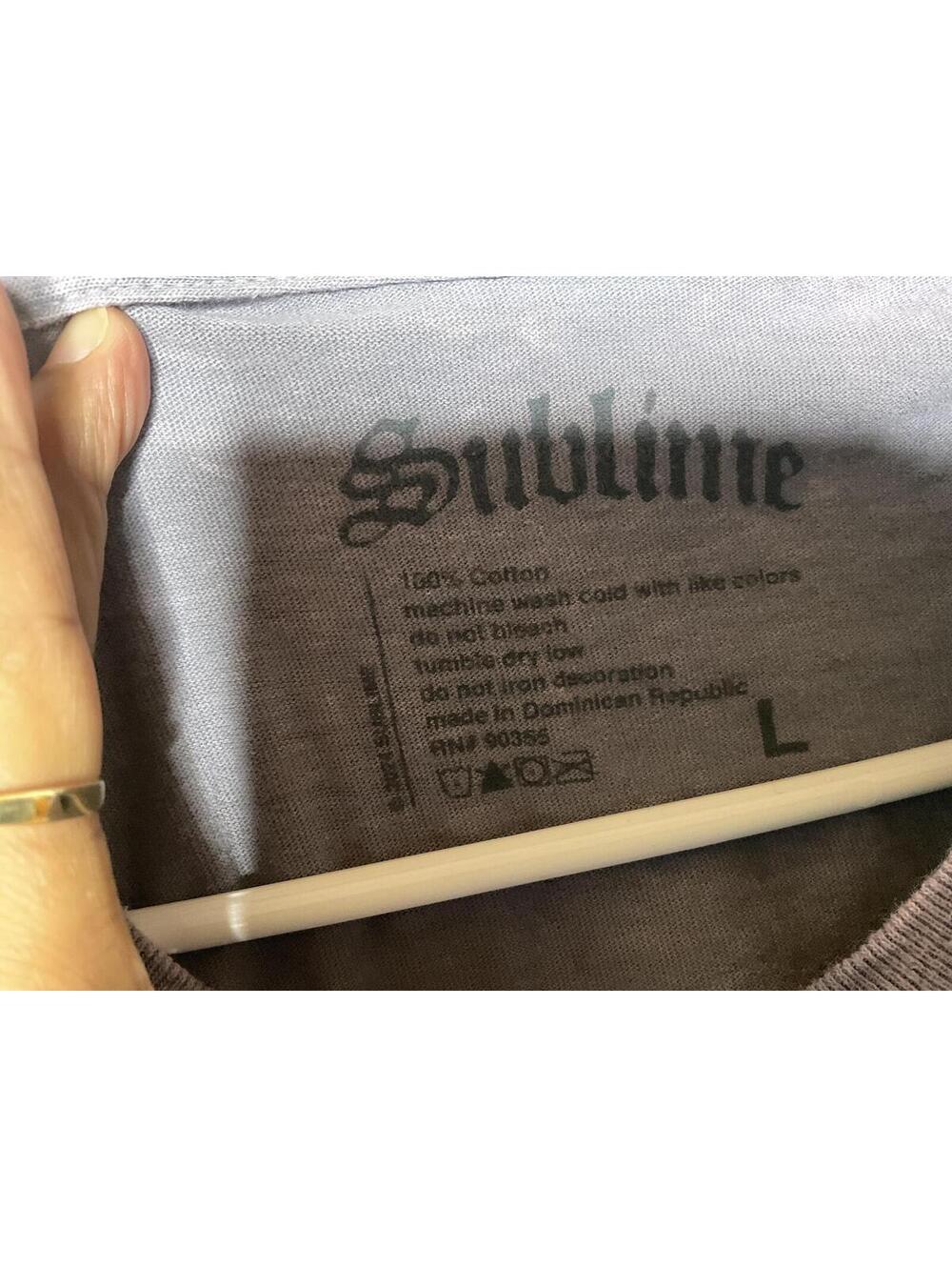 < Sublime Classic Sun Graphic Band Tee Size Large > - Picture 2 of 3